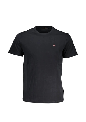 Napapijri embroidered-logo t-shirt - Black