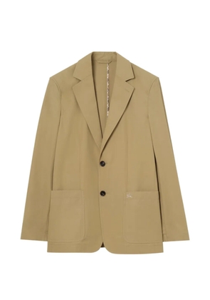 Burberry technical cotton tailored jacket - Neutrals