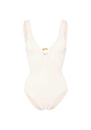 Hunza G silk-blend beachwear - Pink