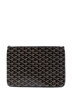 Goyard Pre-Owned 2019 Goyardine Senat MM clutch bag - Black
