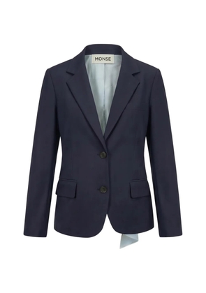 Monse single-breasted asymmetric blazer - Blue
