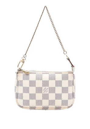 Louis Vuitton Pre-Owned 2007 Damier Azur Mini Pochette Accessoires handbag - White