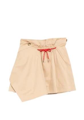 Mira Mikati paracord-tie mini skirt - Neutrals