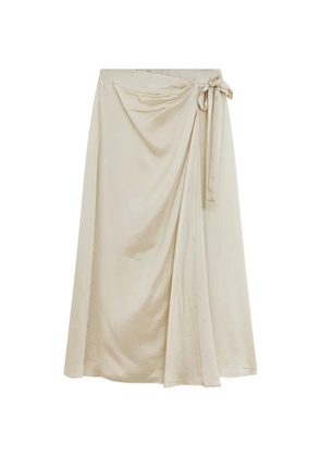 ASPESI knot tie midi skirt - Neutrals
