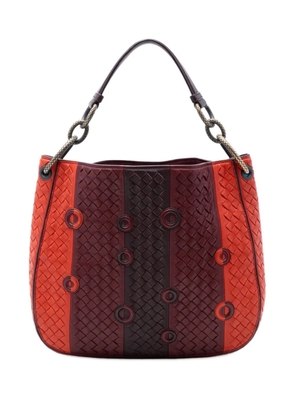 Bottega Veneta Pre-Owned 2012-2025 Multicolor Nappa Intrecciato Grommet Loop hobo bag - Red