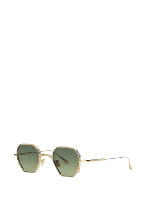 Jacques Marie Mage Verlaine geometric-frame sunglasses - Gold