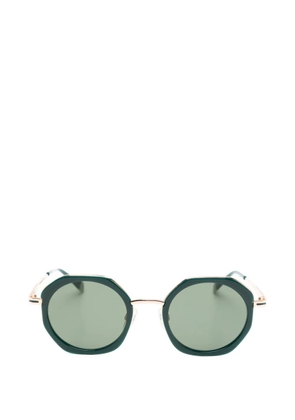 Benetton Olbia geometric-frame sunglasses - Green