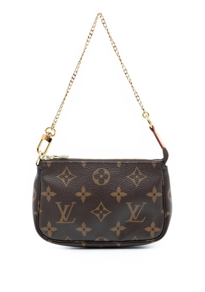 Louis Vuitton Pre-Owned 2020 Monogram Mini Pochette Accessoires handbag - Brown