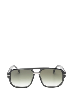 BOSS pilot-frame double-bridge sunglasses - Black