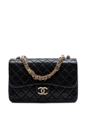CHANEL Pre-Owned 2015-2016 Medium Quilted Lambskin Westminster Pearl Flap shoulder bag - Black