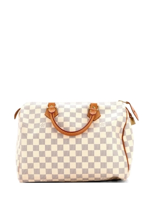 Louis Vuitton Pre-Owned Speedy Handbag Damier 30 satchel - White