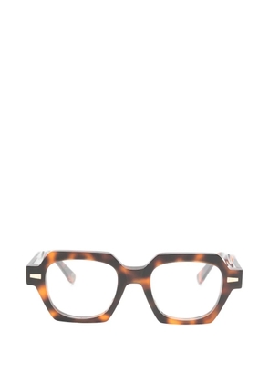 KYme Marianne geometric-frame glasses - Brown