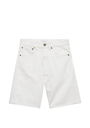 Prada old denim bermudas - White