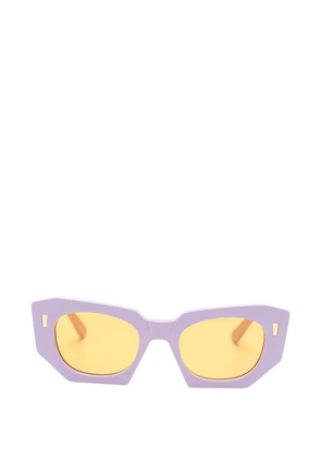 KYme Kim geometric-frame sunglasses - Purple