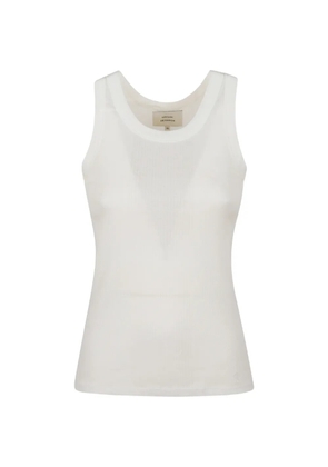 Loulou ribbed-knit tank top - Neutrals