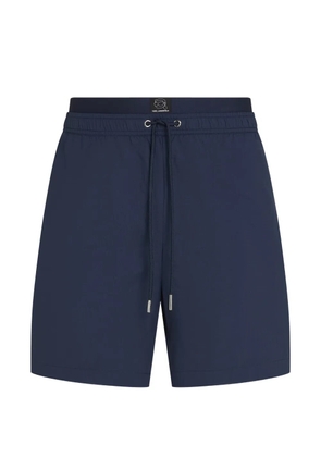 Karl Lagerfeld Ikon logo-detail swim shorts - Blue