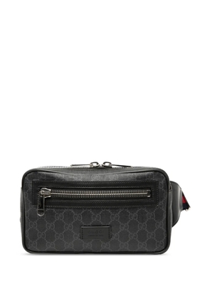 Gucci Pre-Owned 2016-2025 Small GG Supreme Web belt bag - Black