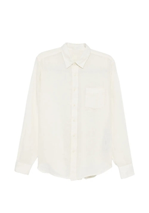120% Lino chest-pocket shirt - Neutrals