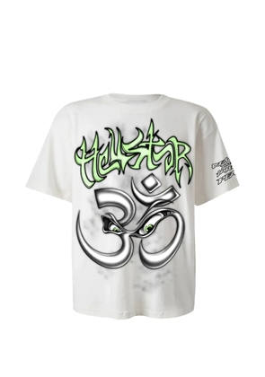 HELLSTAR graphic-print cotton T-shirt - White
