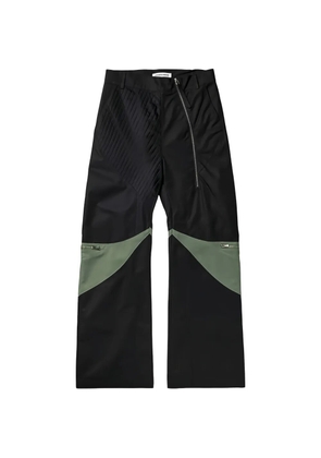 FFFPOSTALSERVICE Sahara contrast-insert trousers - Black
