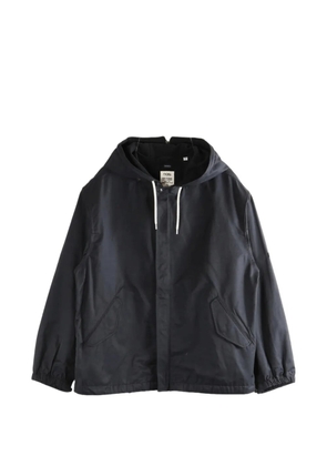 Nanamica hooded drawstring-fastening jacket - Black