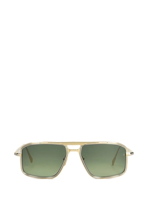 Jacques Marie Mage Earl rectangle-frame sunglasses - Gold