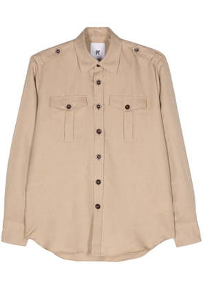 PT Torino long-sleeve shirt - Neutrals