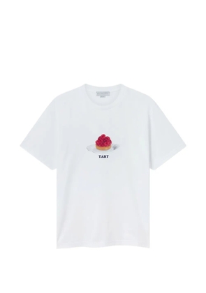 Stella McCartney raspberry-print T-shirt - White