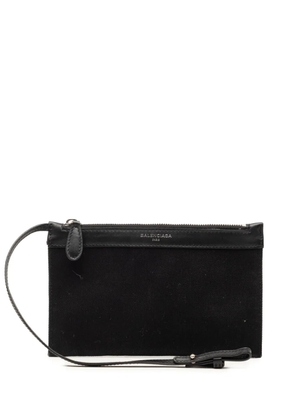 Balenciaga Pre-Owned 2005-2026 Canvas Navy Cabas pouch - Black