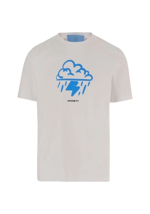 11 11 L.U.C.K. logo-print cotton T-shirt - White