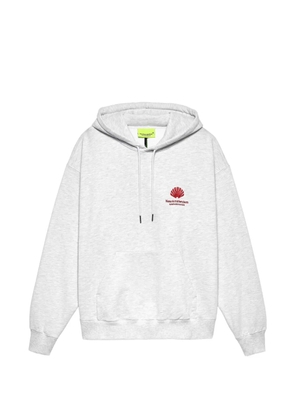 NEW AMSTERDAM logo-embroidered hoodie - Grey