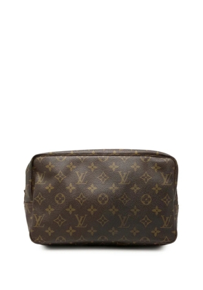 Louis Vuitton Pre-Owned 1982 Monogram Trousse Toilette 28 clutch bag - Brown