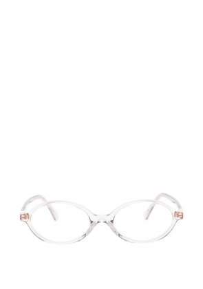 Miu Miu Eyewear oval-frame glasses - Grey