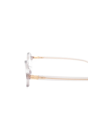 Miu Miu Eyewear oval-frame glasses - Grey