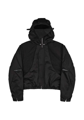 FFFPOSTALSERVICE Parachute mesh-panelled zip-up jacket - Black