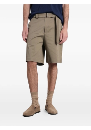 Low Brand Belted twill shorts - Neutrals