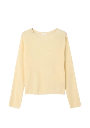 American Vintage fine-knit Liu sweater - Yellow