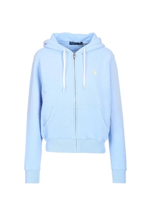 Polo Ralph Lauren Pony-motif zip-up hoodie - Blue