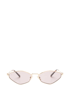 Miu Miu Eyewear geometric-frame sunglasses - Gold