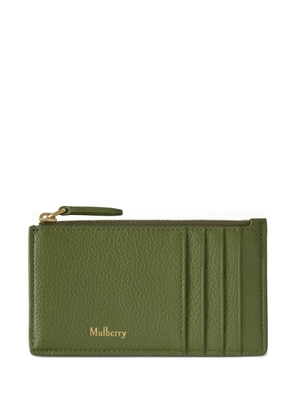 Mulberry Continental zipped card holder - Green