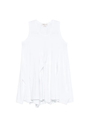 Comme Des Garçons draped asymmetric T-shirt - White