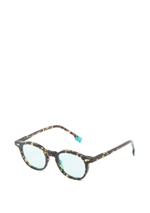 KYme Quill round-frame sunglasses - Brown