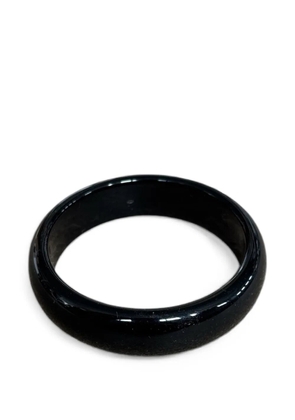 Douuod polished slip-on bangle - Black