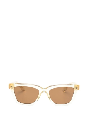 Jacquemus rectangle-frame sunglasses - Neutrals