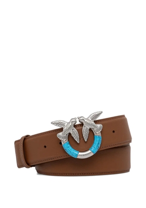 PINKO logo-buckle belt - Brown