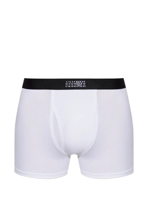 MM6 Maison Margiela logo-waistband boxer briefs - White