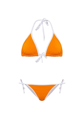 MM6 Maison Margiela contrast-trim bikini - Orange