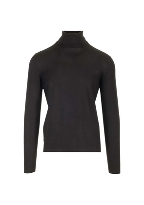 Mauro Ottaviani ribbed-trim roll-neck sweater - Black