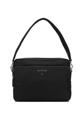Prada Re-Nylon Triangle-logo shoulder bag - Black