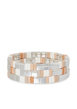 Roxanne Assoulin The Quiet Time bracelets (set of three) - Silver
